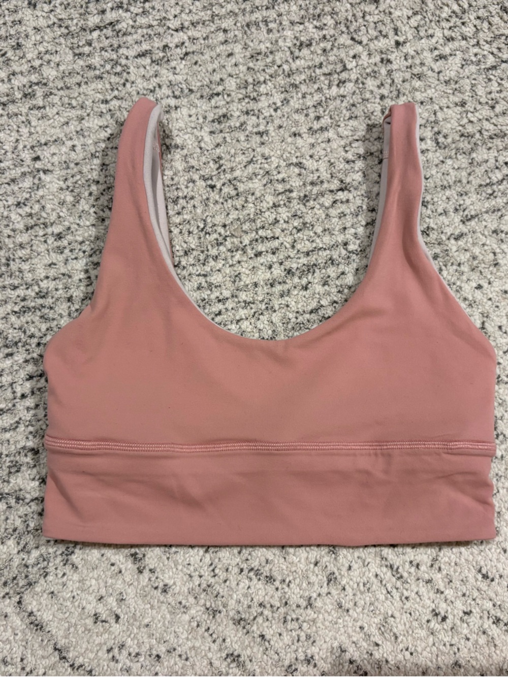 Lululemon Align Reversable Bra Dusty Rose Size 6